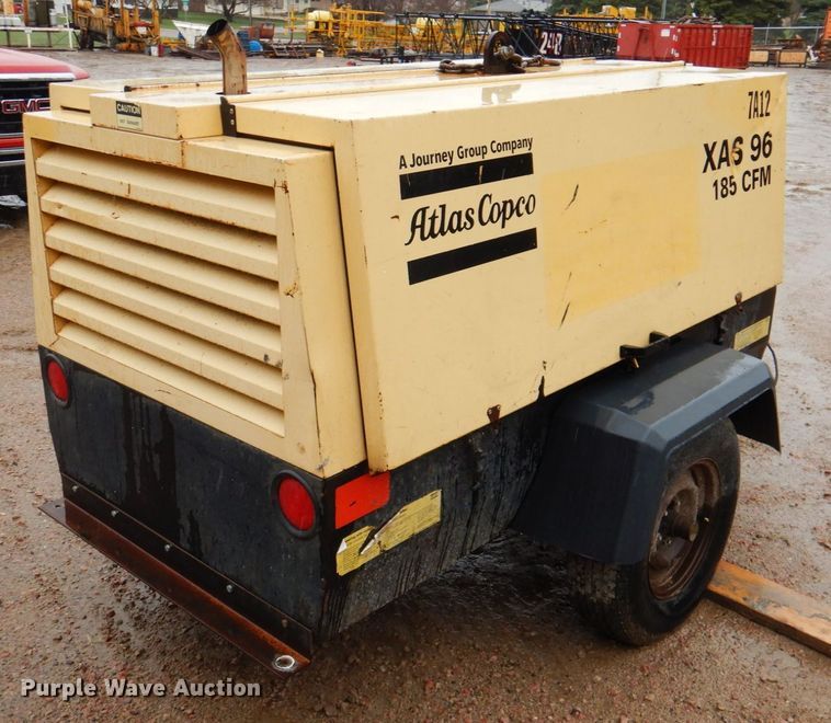 image for item II9929 2002 Atlas Copco XAS96  air compressor