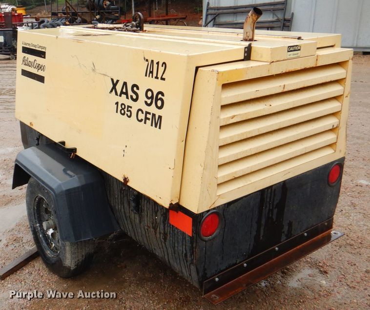 image for item II9929 2002 Atlas Copco XAS96  air compressor