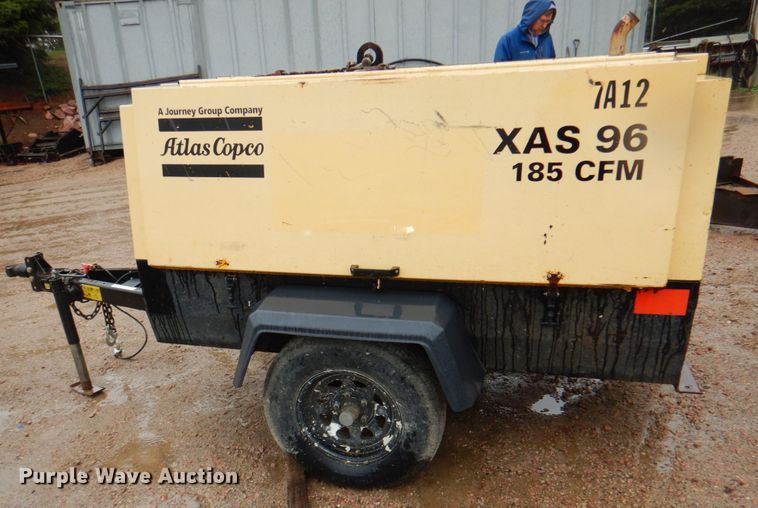 image for item II9929 2002 Atlas Copco XAS96  air compressor