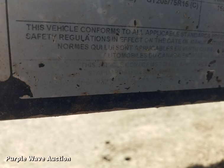 image for item IP9098 2010 P.J. utility trailer