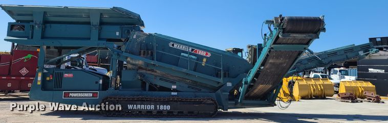 image for item IQ9081 2004 Powerscreen Warrior 1800  screening plant