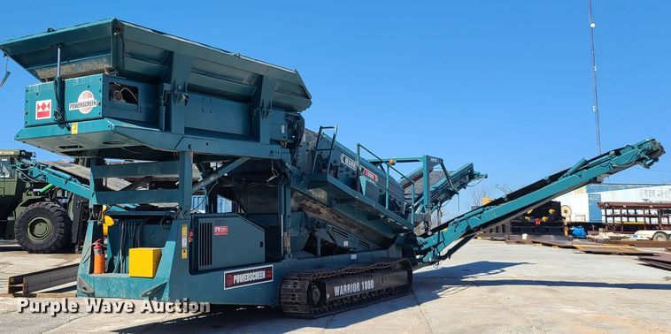 image for item IQ9081 2004 Powerscreen Warrior 1800  screening plant
