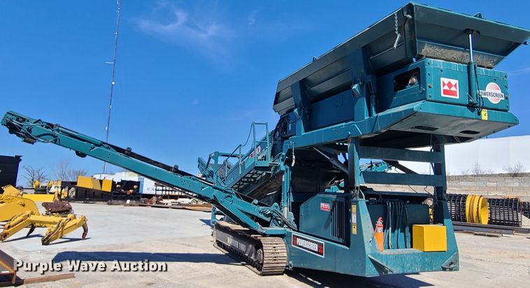 image for item IQ9081 2004 Powerscreen Warrior 1800  screening plant