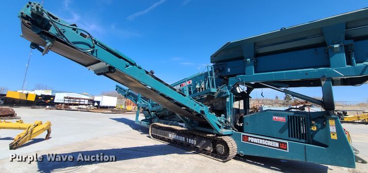 image for item IQ9081 2004 Powerscreen Warrior 1800  screening plant