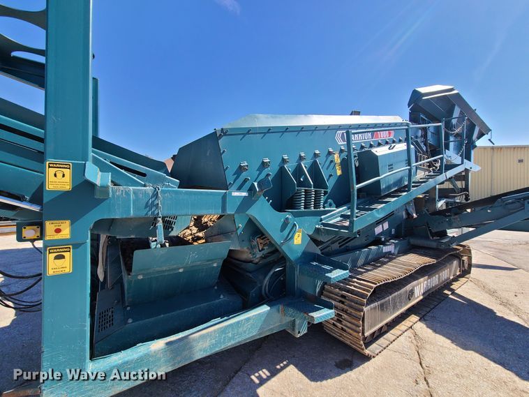 image for item IQ9081 2004 Powerscreen Warrior 1800  screening plant