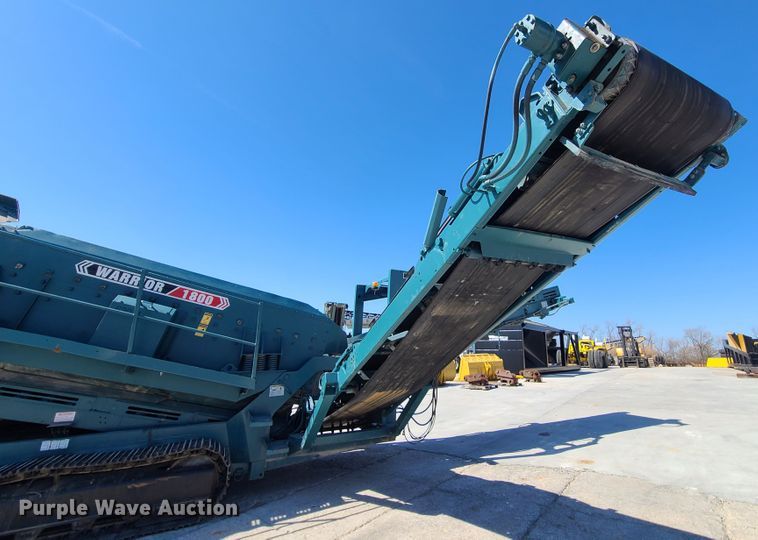 image for item IQ9081 2004 Powerscreen Warrior 1800  screening plant