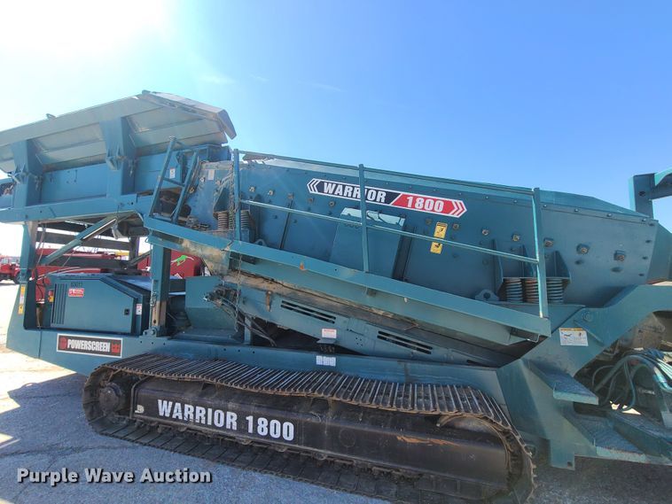 image for item IQ9081 2004 Powerscreen Warrior 1800  screening plant