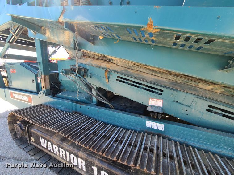 image for item IQ9081 2004 Powerscreen Warrior 1800  screening plant