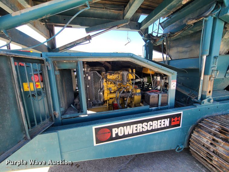 image for item IQ9081 2004 Powerscreen Warrior 1800  screening plant