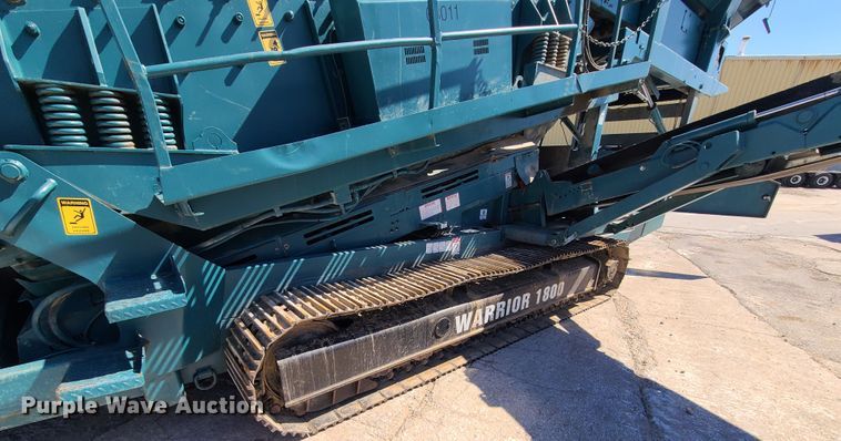 image for item IQ9081 2004 Powerscreen Warrior 1800  screening plant