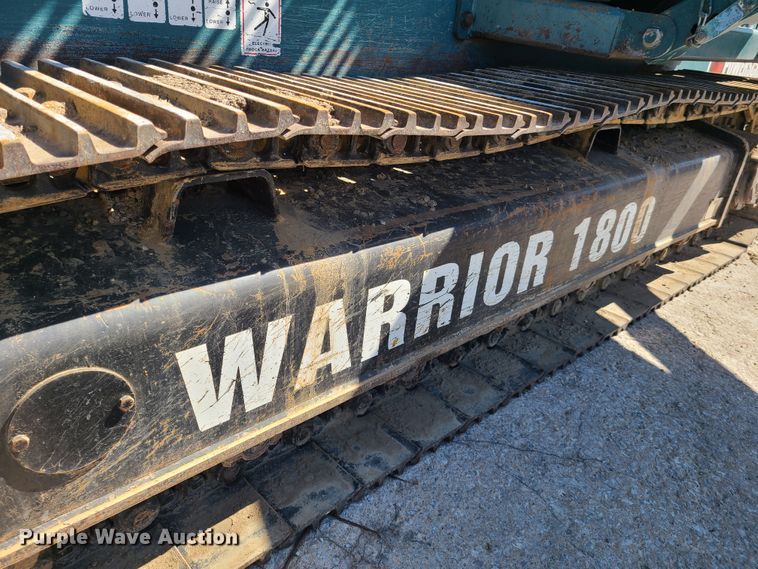 image for item IQ9081 2004 Powerscreen Warrior 1800  screening plant