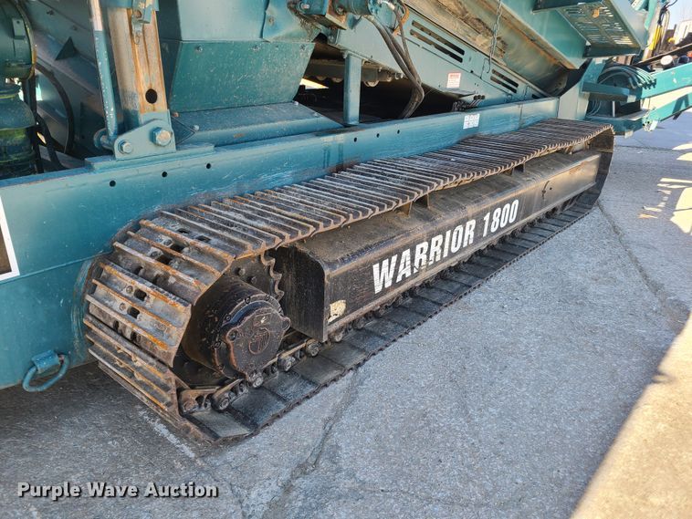 image for item IQ9081 2004 Powerscreen Warrior 1800  screening plant