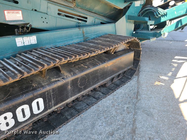 image for item IQ9081 2004 Powerscreen Warrior 1800  screening plant