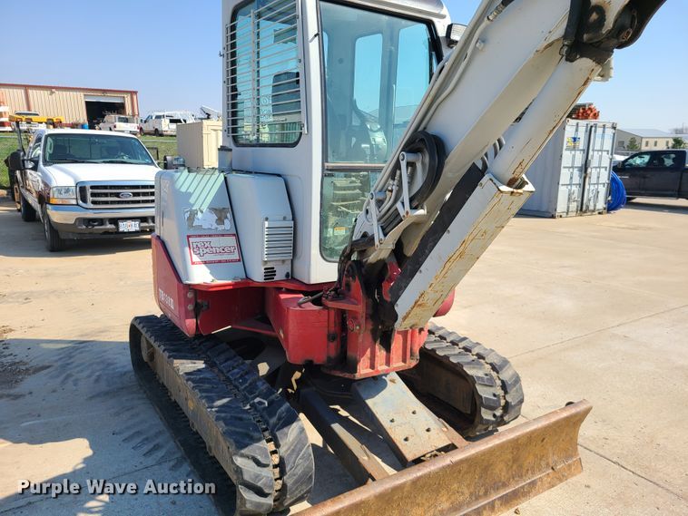 image for item IQ9096 2008 Takeuchi TB138FR  mini excavator