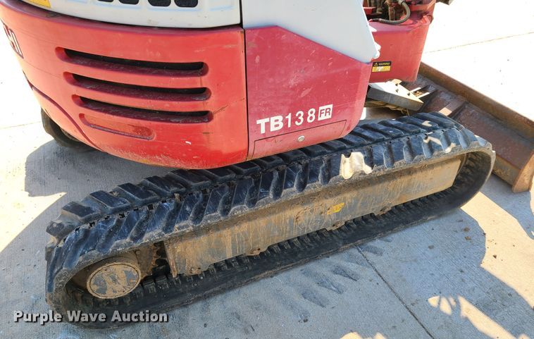 image for item IQ9096 2008 Takeuchi TB138FR  mini excavator