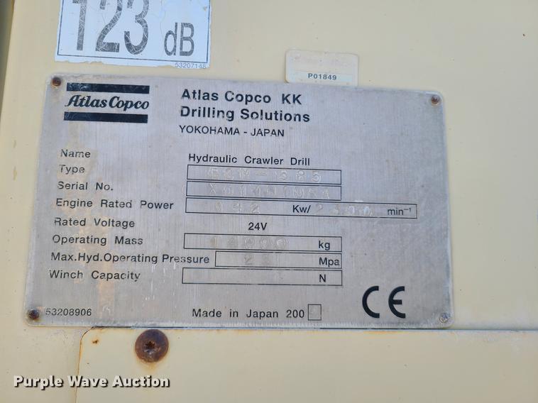 image for item IQ9099 Ingersoll Rand ECM-585  rock pilot drill