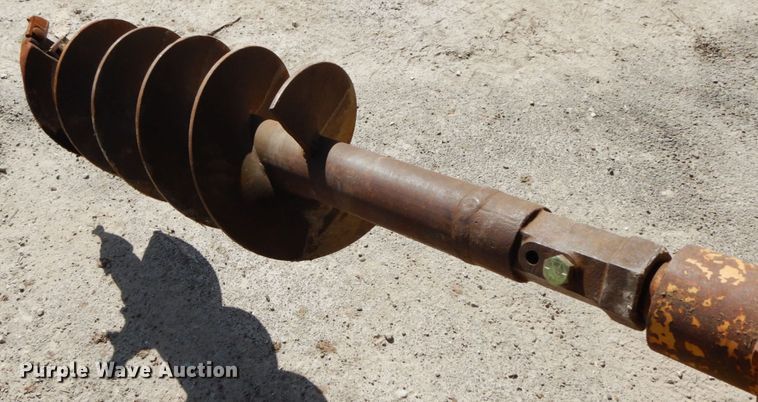 image for item IX9433 McMillen C1320H256 skid steer post hole auger