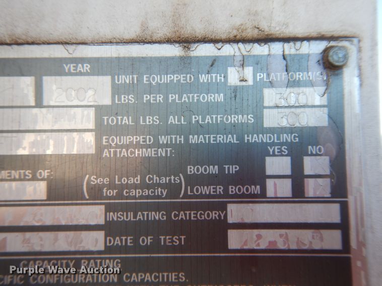 image for item IX9477 2003 Ford F450 Super Duty XL  bucket truck