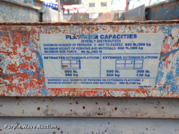 image for item IY9570 1994 Sky Jack SJ 4626  scissor lift