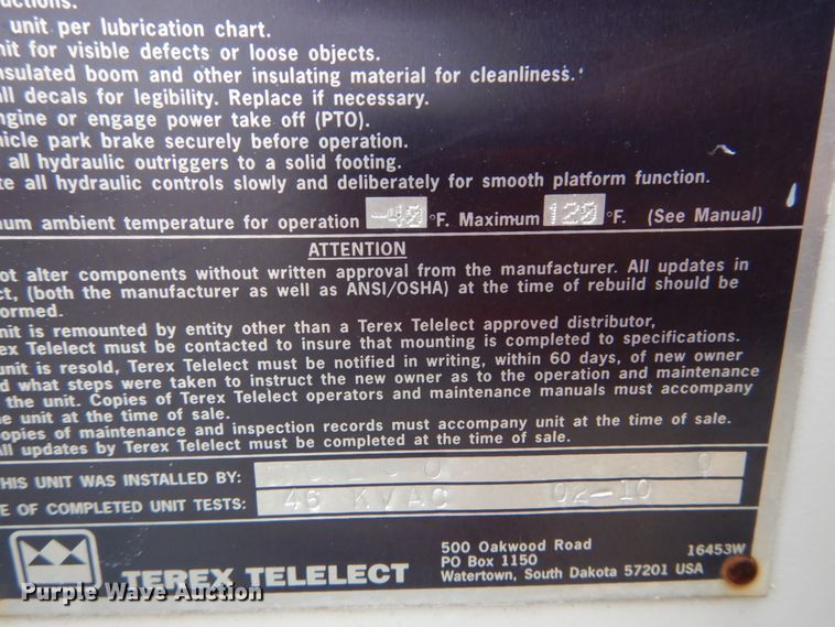 image for item IY9585 2009 Ford F550 Super Duty XL  bucket truck