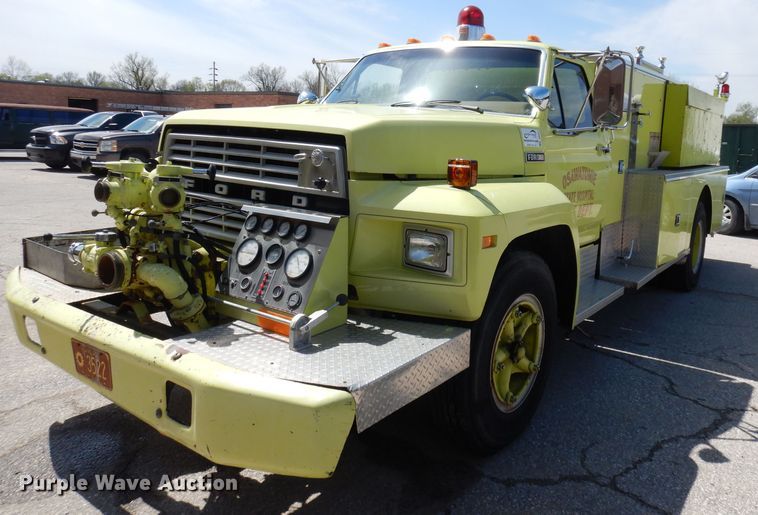 image for item DI6537 1980 Ford F700  pumper fire truck