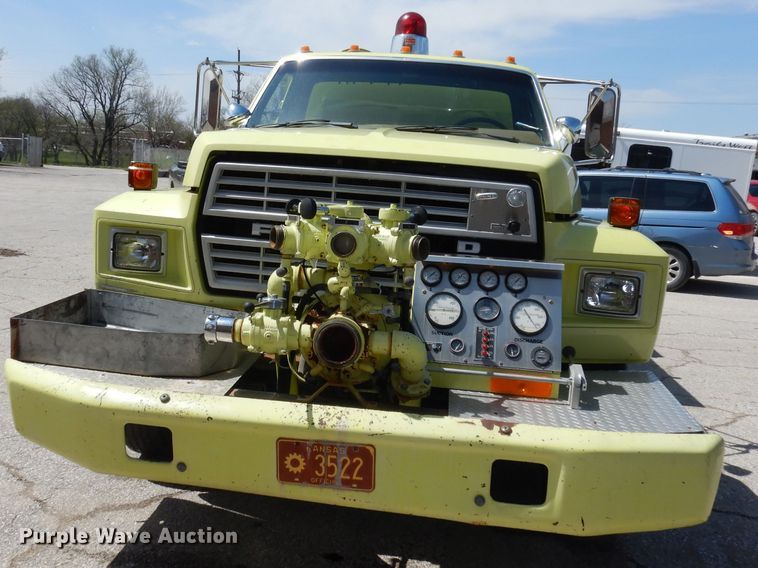 image for item DI6537 1980 Ford F700  pumper fire truck