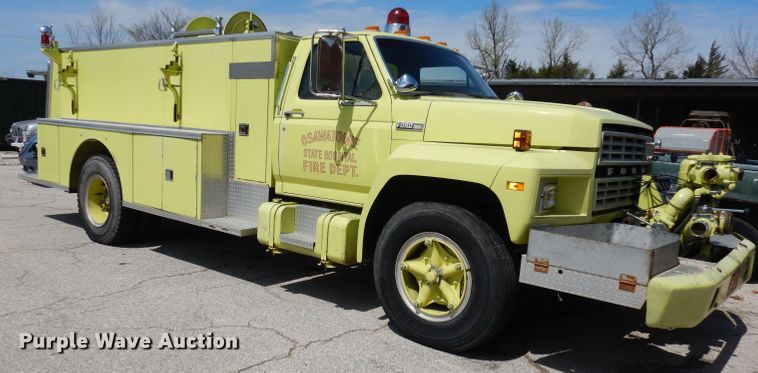 image for item DI6537 1980 Ford F700  pumper fire truck