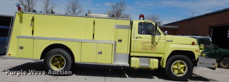 image for item DI6537 1980 Ford F700  pumper fire truck