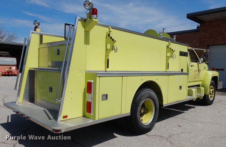 image for item DI6537 1980 Ford F700  pumper fire truck