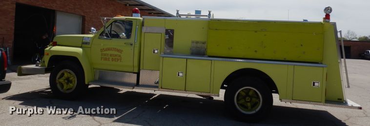 image for item DI6537 1980 Ford F700  pumper fire truck