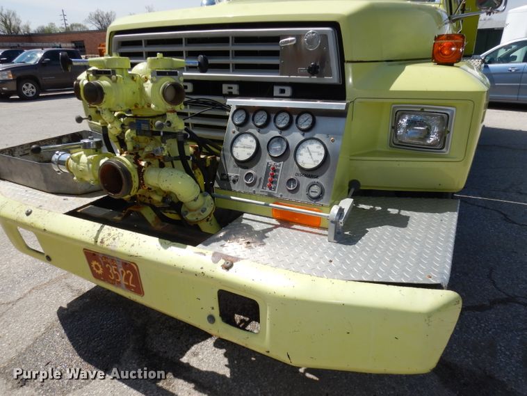 image for item DI6537 1980 Ford F700  pumper fire truck