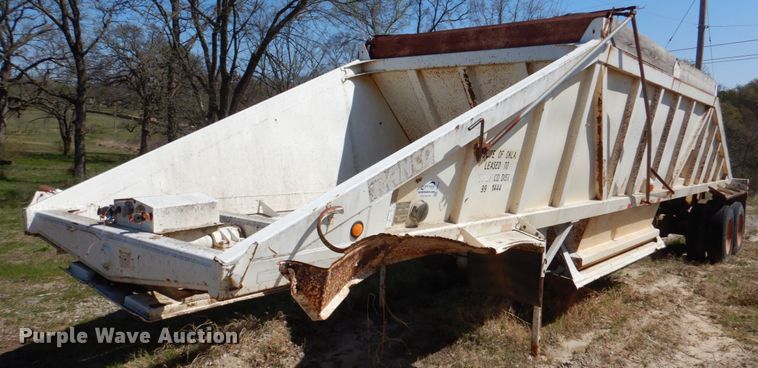 image for item DJ0410 1997 Ranch Manufacturing Co  bottom dump trailer