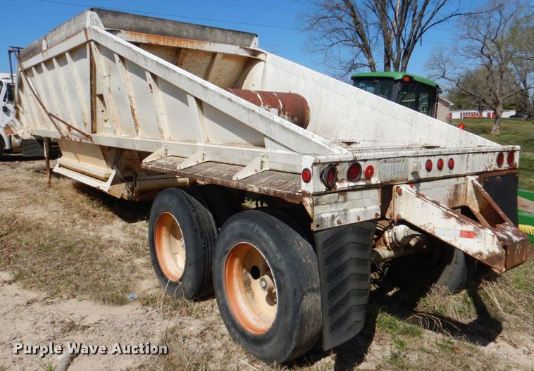 image for item DJ0410 1997 Ranch Manufacturing Co  bottom dump trailer