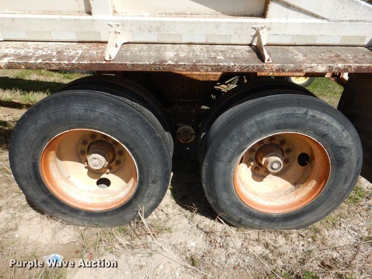 image for item DJ0410 1997 Ranch Manufacturing Co  bottom dump trailer