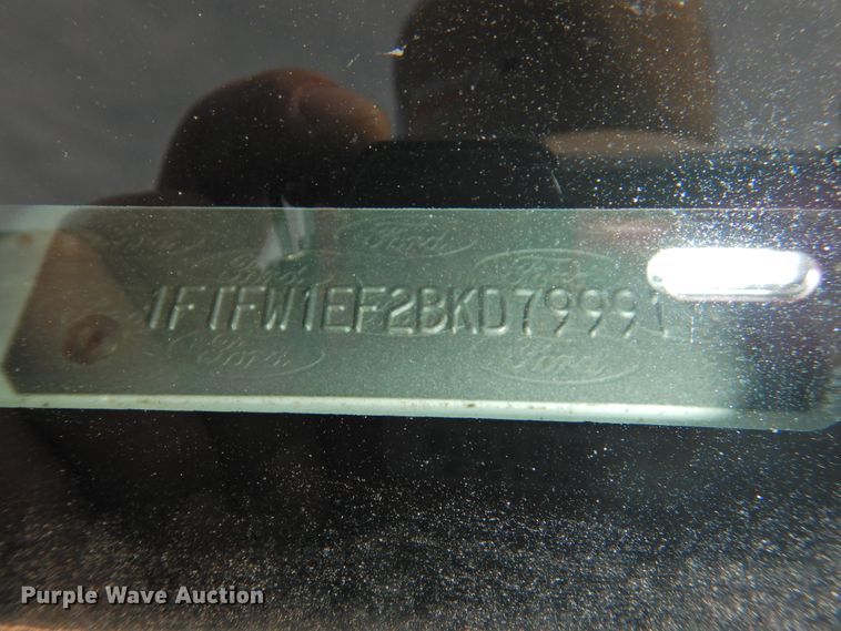 image for item DJ8351 2011 Ford F150  SuperCrew pickup truck