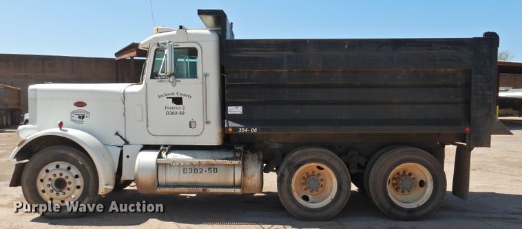 image for item DJ8375 1985 Peterbilt 359  dump truck