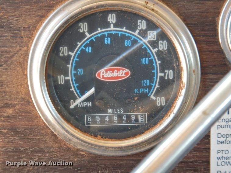 image for item DJ8375 1985 Peterbilt 359  dump truck