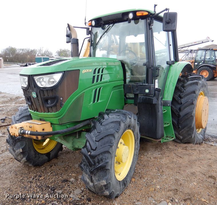 image for item DL2792 2013 John Deere 6105M  MFWD tractor
