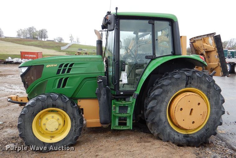 image for item DL2792 2013 John Deere 6105M  MFWD tractor