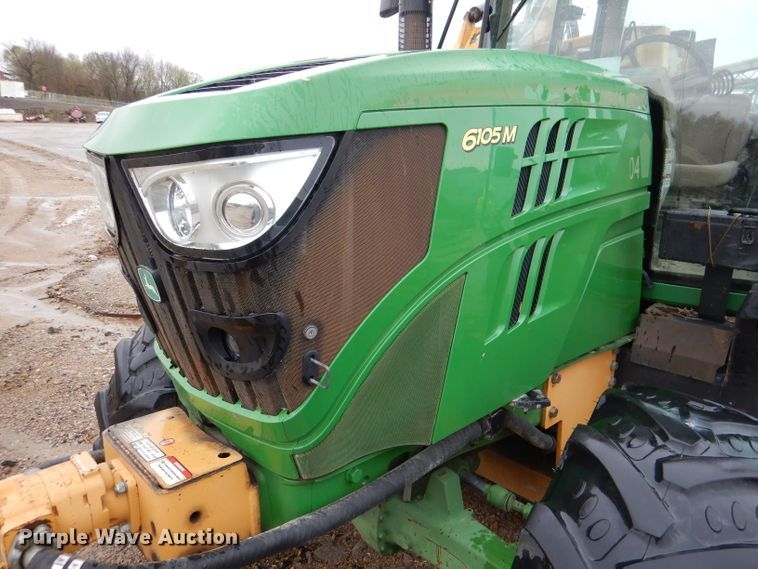 image for item DL2792 2013 John Deere 6105M  MFWD tractor