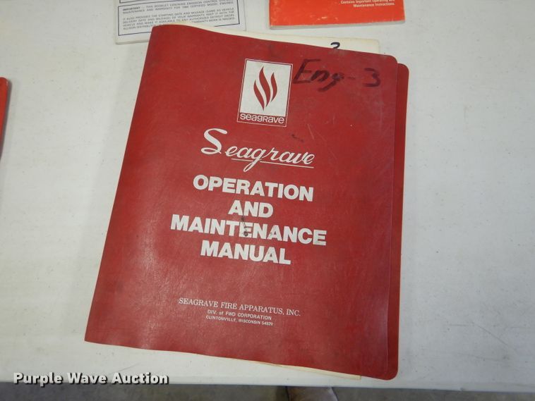 image for item DL2913 1979 Seagrave WB24068  pumper fire truck