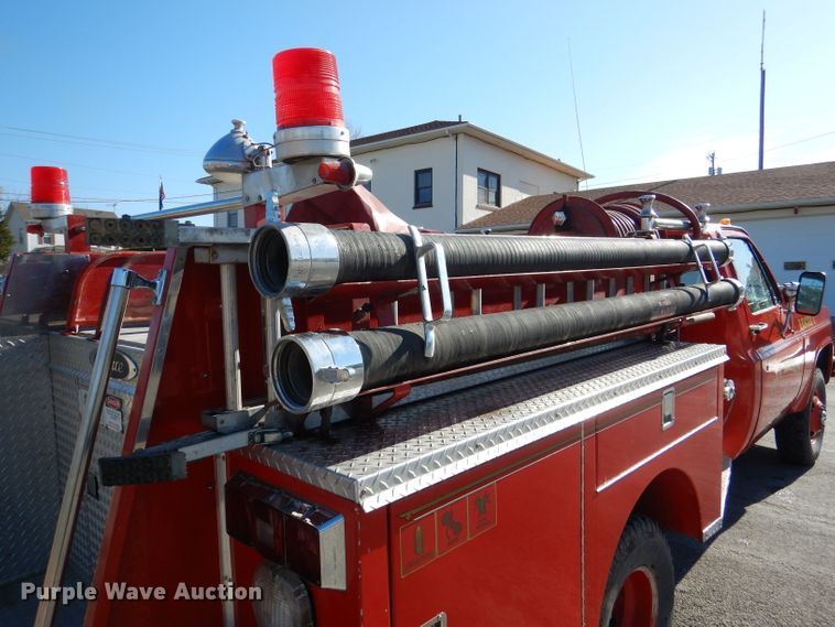 image for item DL2916 1981 Chevrolet K30  fire truck