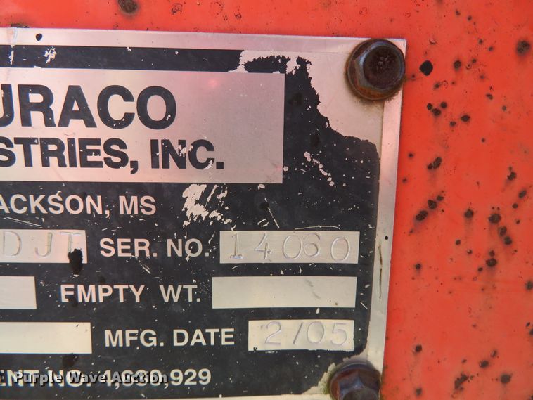 image for item DN5760 2005 Duraco 125DJT  DuraPatcher pot hole patcher