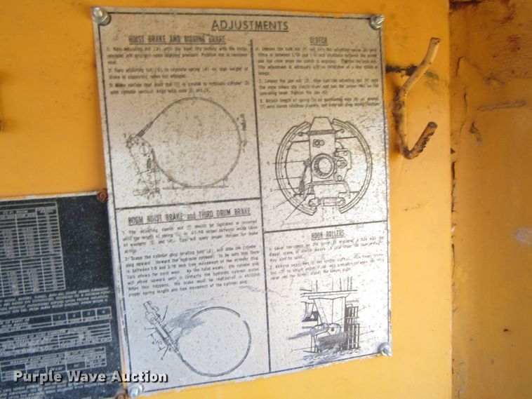 image for item GC9906 1961 P & H TC105  truck crane