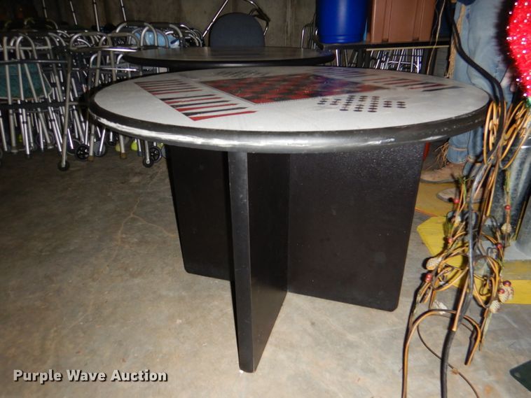 image for item GH9160 (2) round game tables