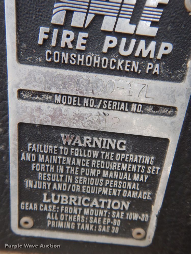 image for item HE9619 1993 GMC TopKick C5500  pumper fire truck