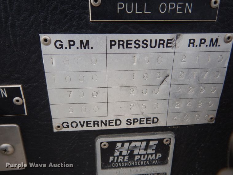 image for item HE9619 1993 GMC TopKick C5500  pumper fire truck