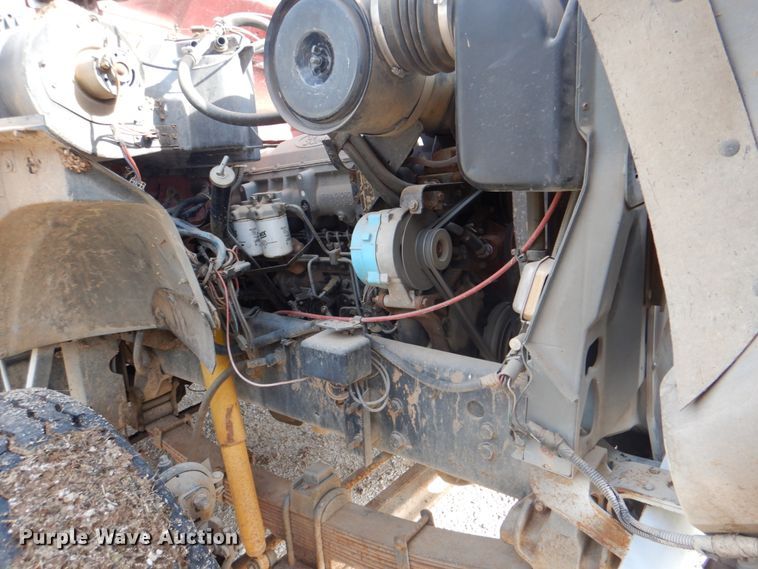 image for item HW9949 1989 Ford F800  digger derrick truck