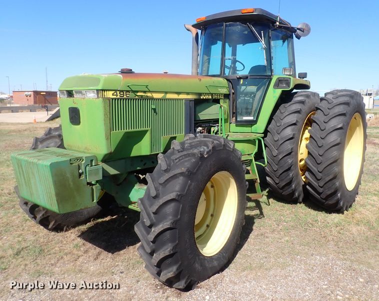 image for item IF9024 1993 John Deere 4960  MFWD tractor