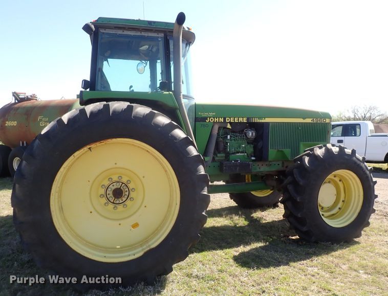 image for item IF9024 1993 John Deere 4960  MFWD tractor